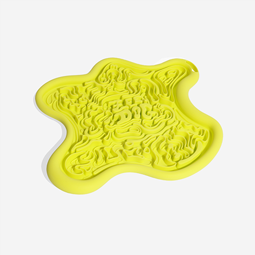 Comedouro Interativo Lik.Mat Verde Fluo U