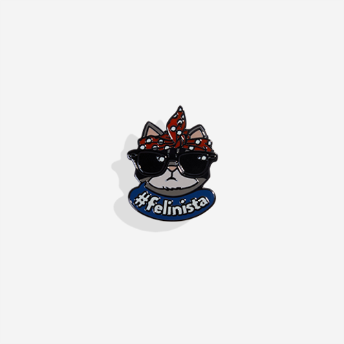 Pin de Lapela Felinista Cansei de Ser Gato U