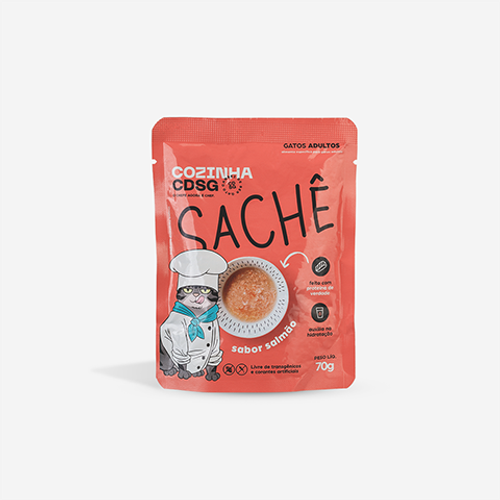 Sachê Cansei de Ser Gato sabor Salmão 70g